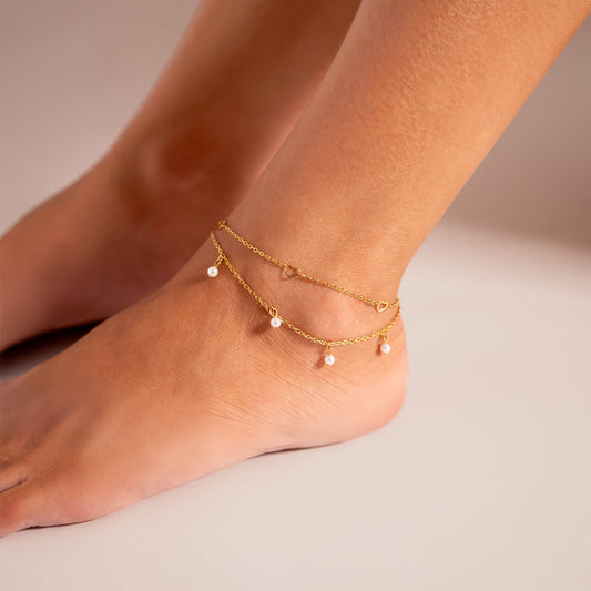 Sea of Hearts Anklet