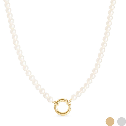 Maui Vibes Pearl Charm Keeper Necklace