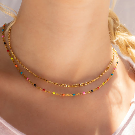 Tropical Rainbow Necklace