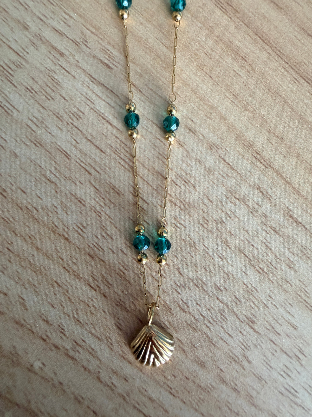 Emerald Coast Dainty Clamshell Necklace