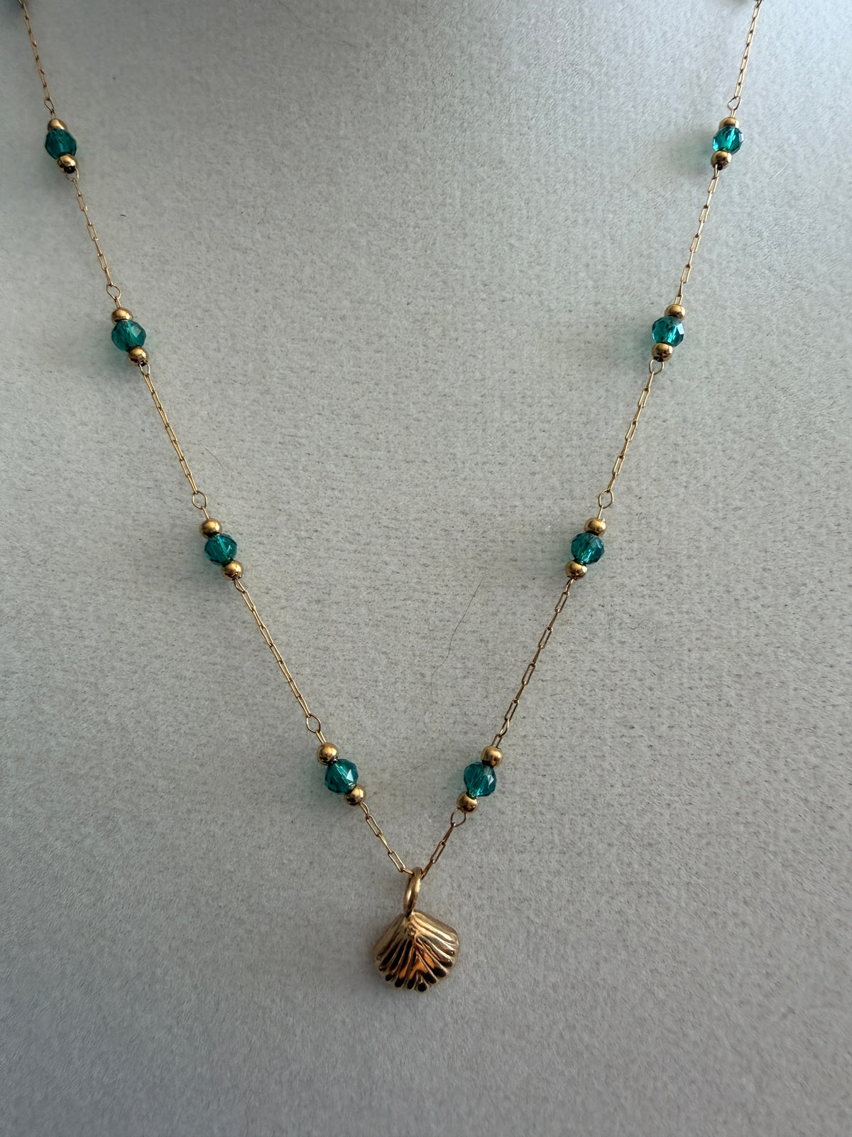 Emerald Coast Dainty Clamshell Necklace
