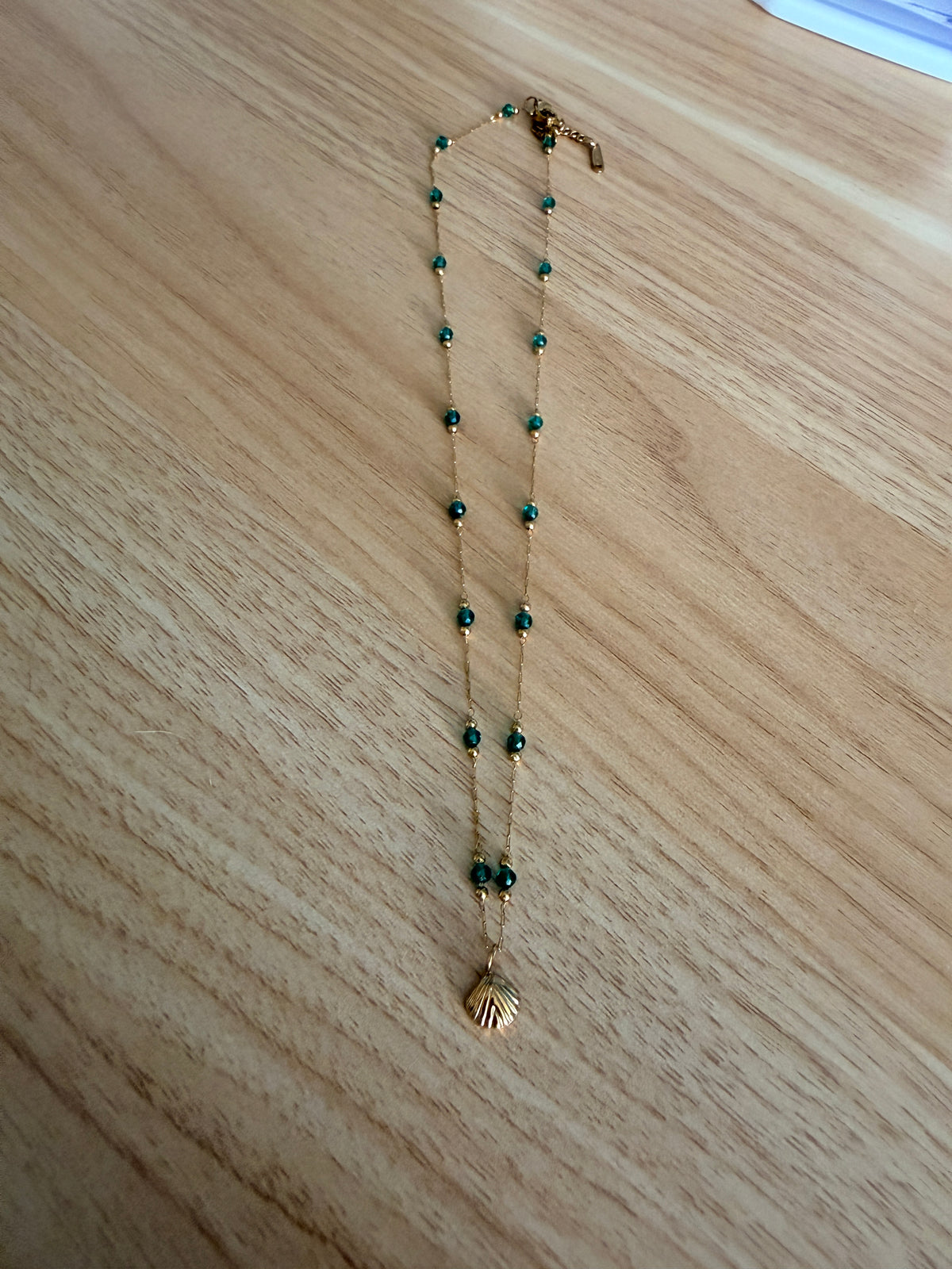 Emerald Coast Dainty Clamshell Necklace