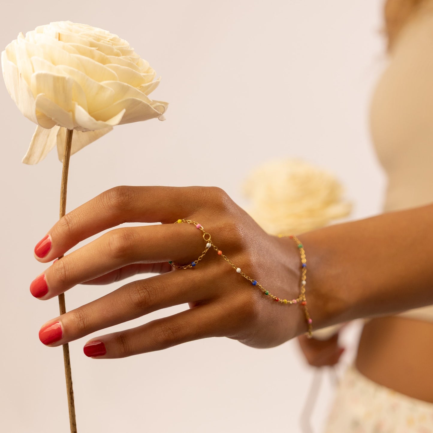 Boho Beach Hand Chain