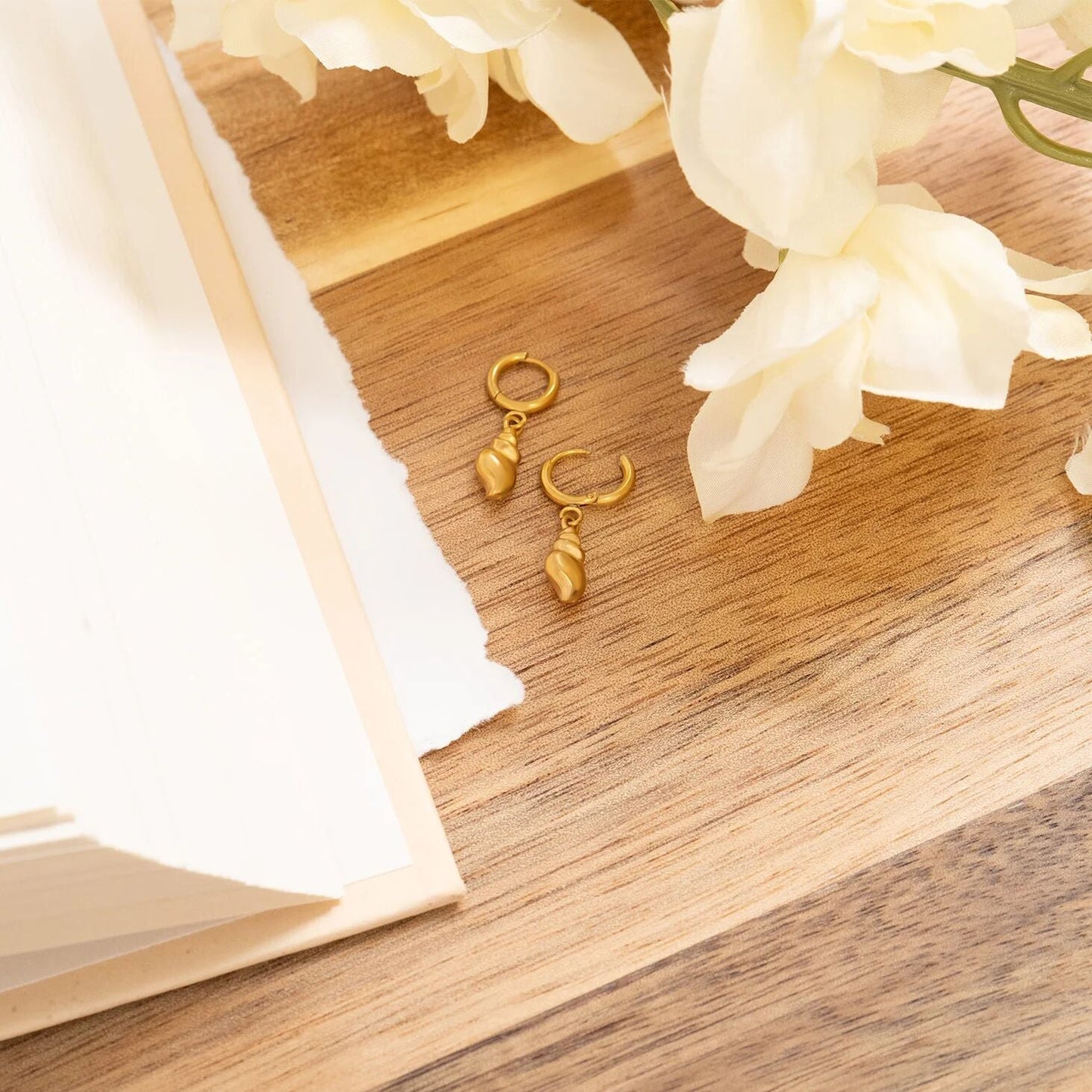 Conch Shell Earrings