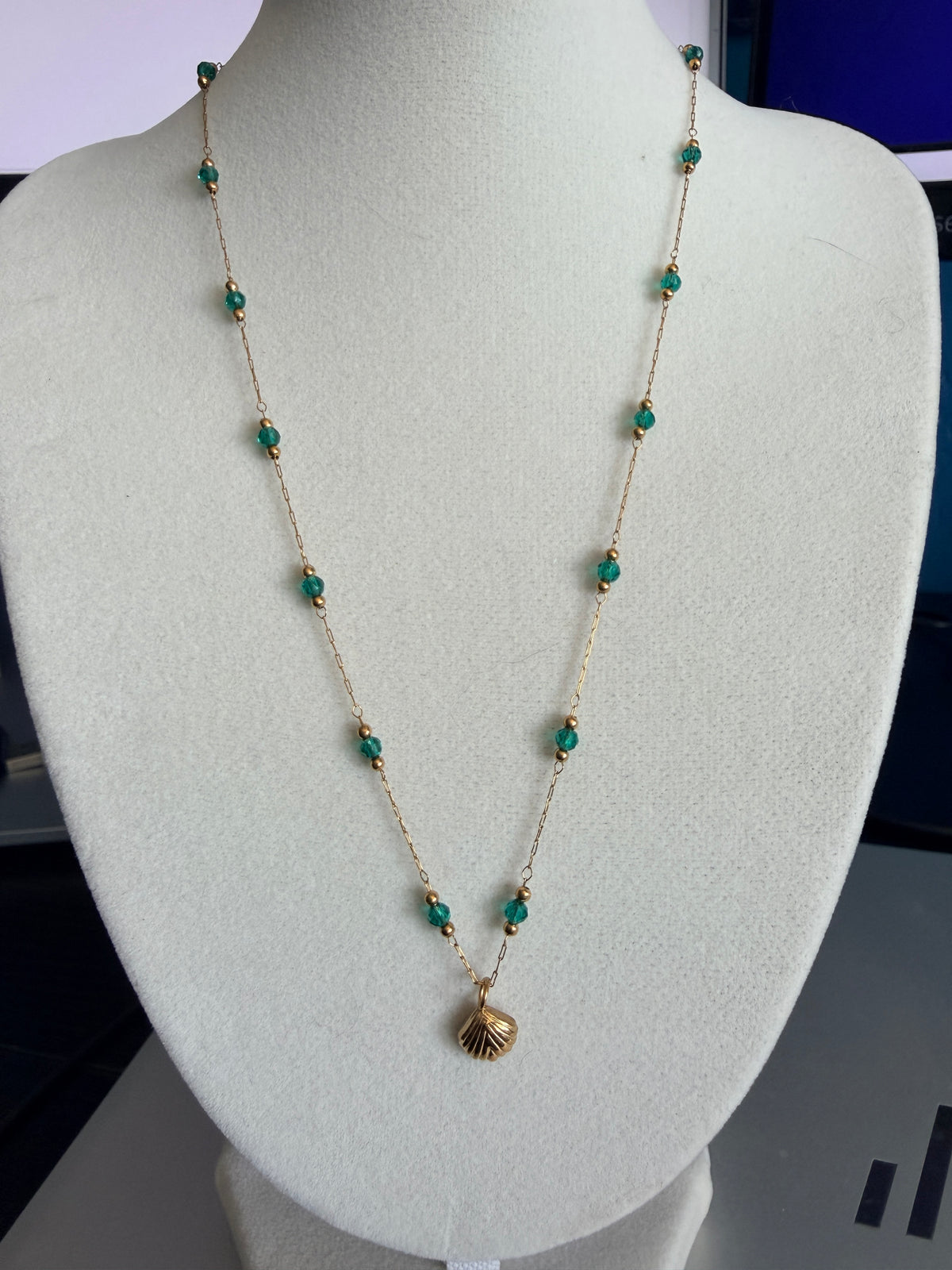 Emerald Coast Dainty Clamshell Necklace