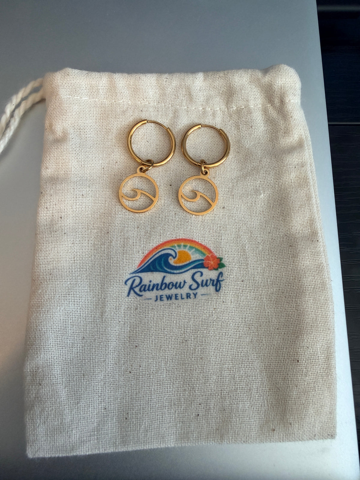 Ocean Wave Drop Earrings