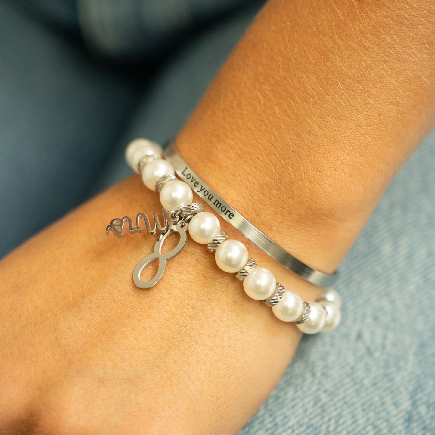 Love You More Cuff Bracelet