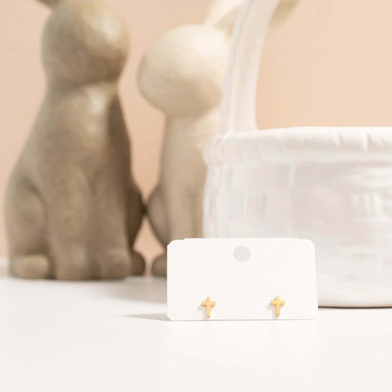 Salt & Light Cross Earrings