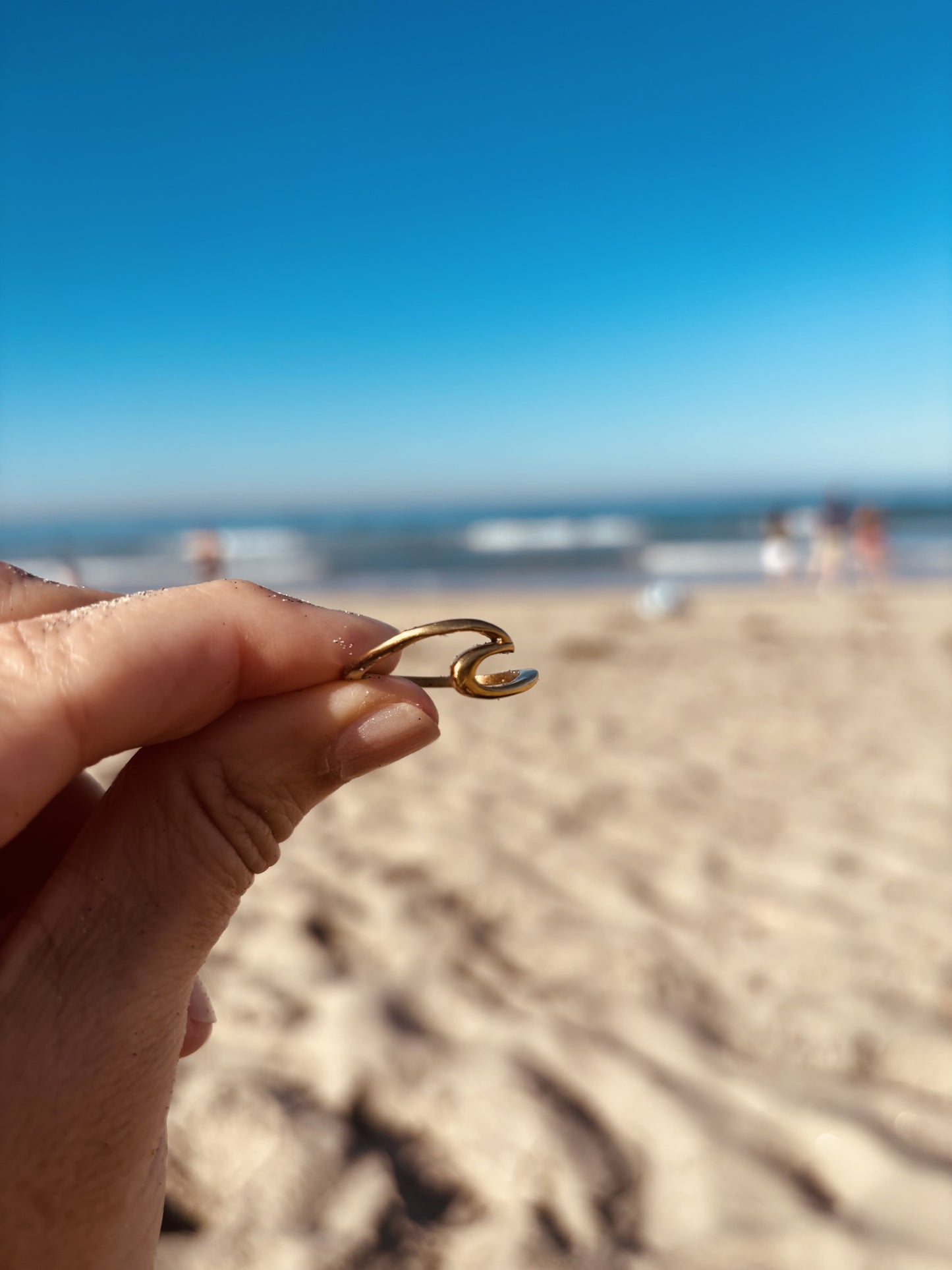 Salty Surf Ocean Wave Ring