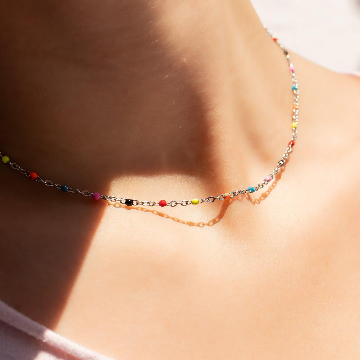 Tropical Rainbow Necklace