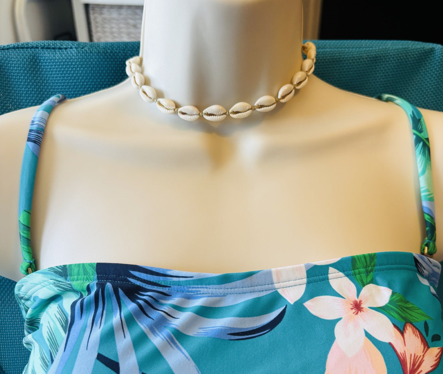 Lotus & Luna Cowrie Shell Choker/Double Wrap Bracelet